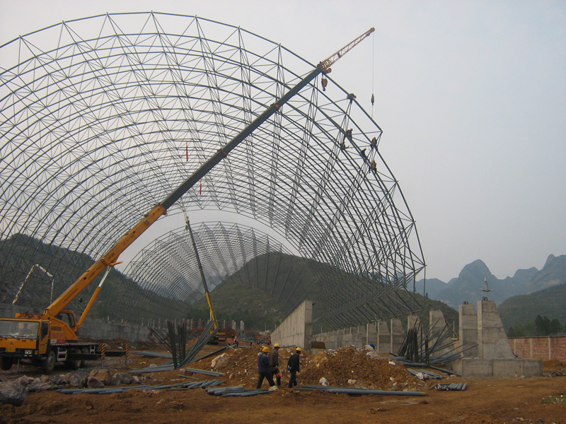 钟祥电厂网架煤棚