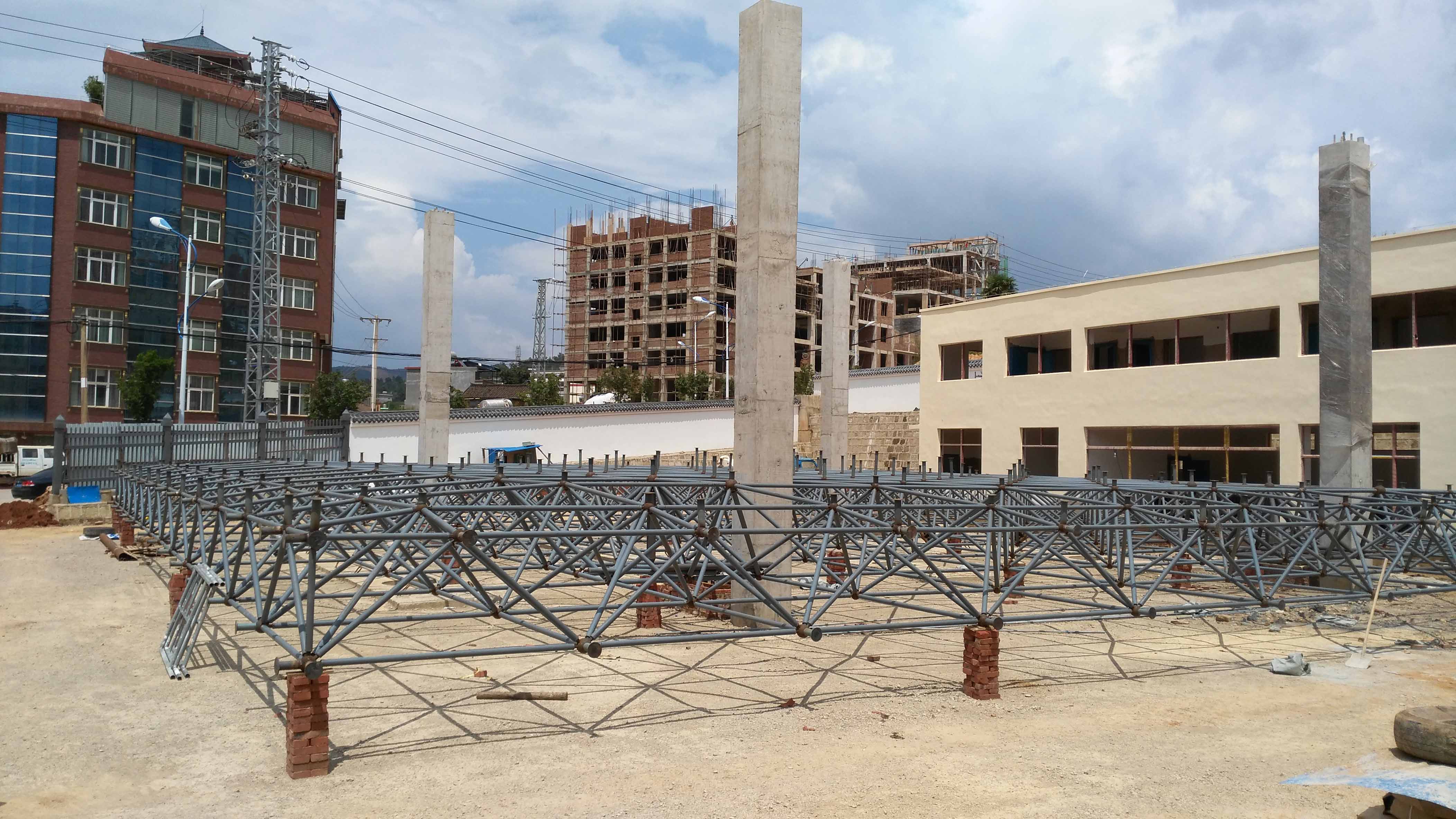 钟祥小型加油站网架