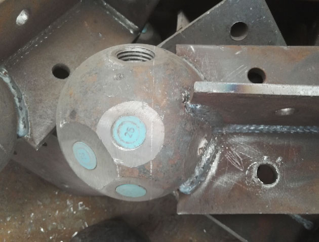 钟祥螺栓球球塞，网架配件